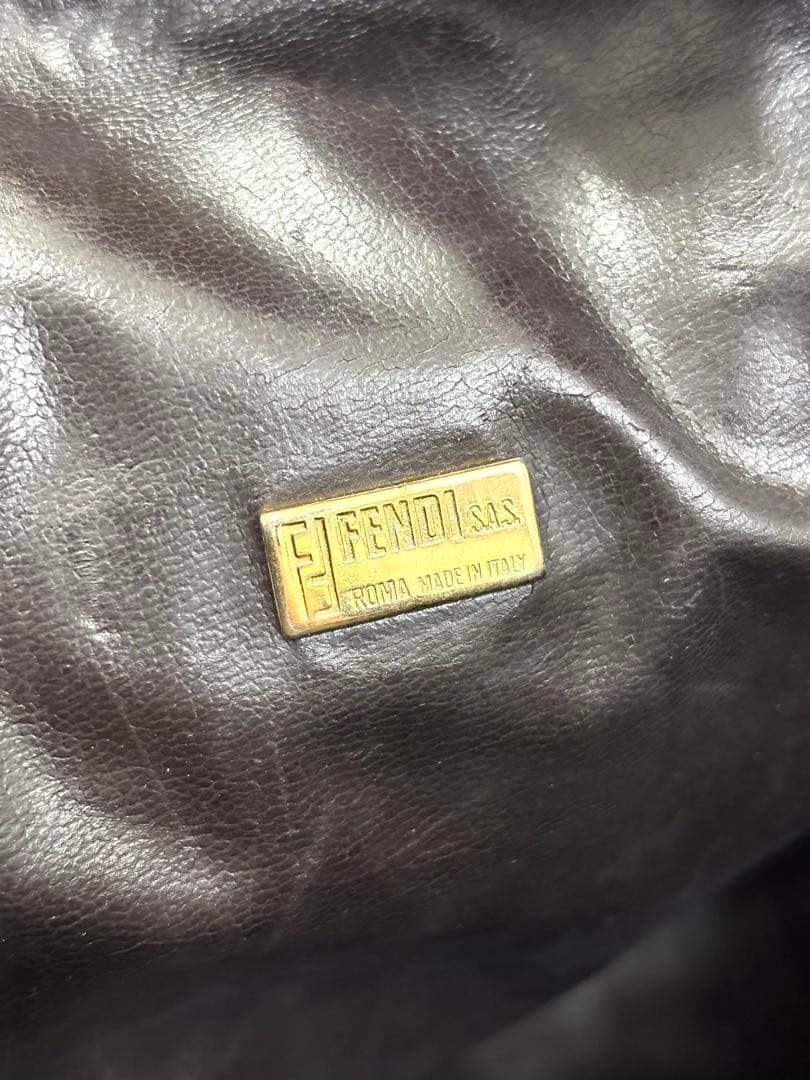 【FENDI】 フェンディ ボストンバッグ ヴィンテージ ズッキーノ