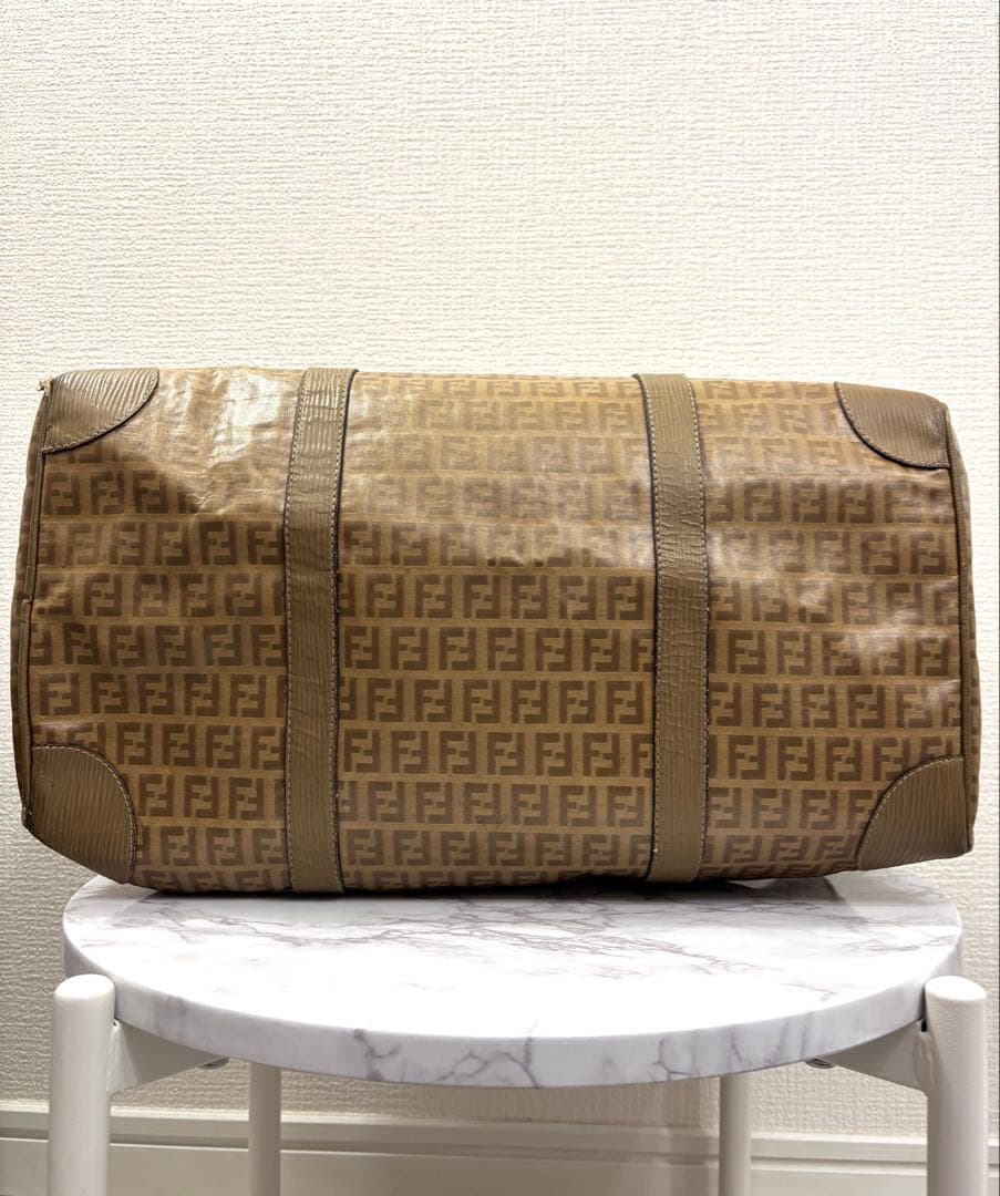 【FENDI】 フェンディ ボストンバッグ ヴィンテージ ズッキーノ