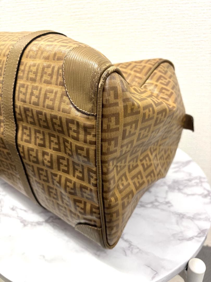 【FENDI】 フェンディ ボストンバッグ ヴィンテージ ズッキーノ