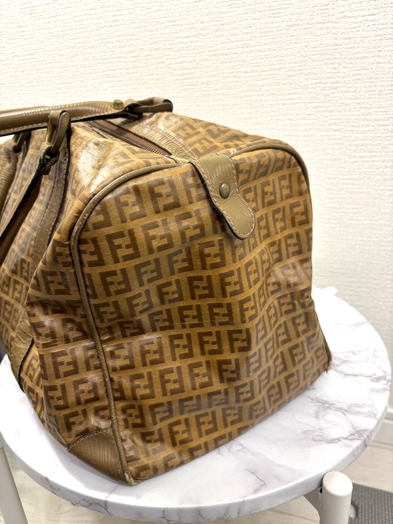 【FENDI】 フェンディ ボストンバッグ ヴィンテージ ズッキーノ