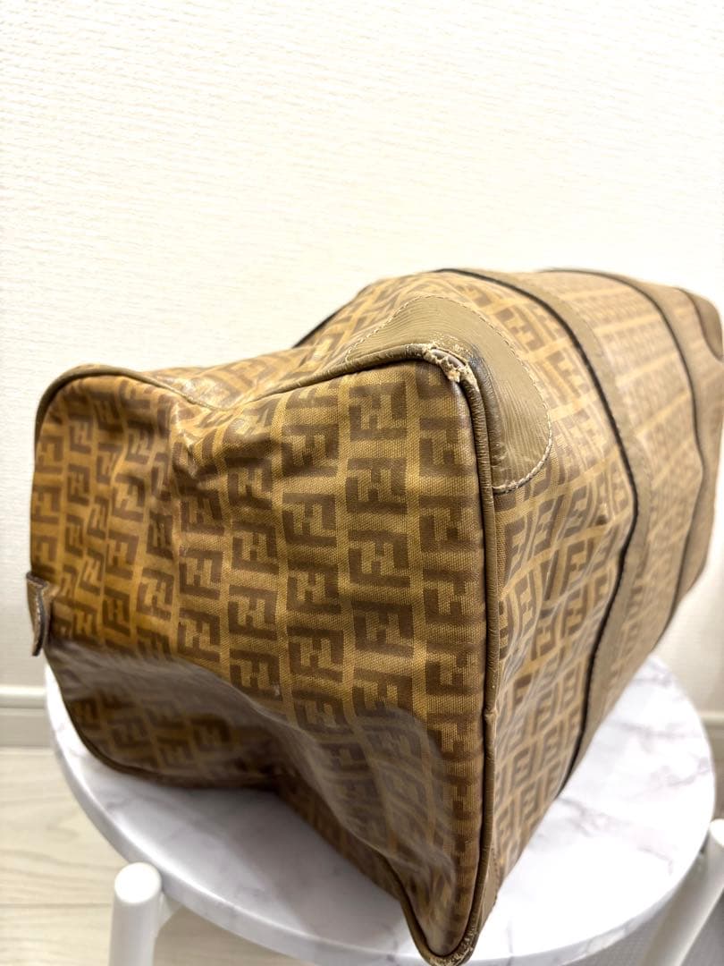 【FENDI】 フェンディ ボストンバッグ ヴィンテージ ズッキーノ