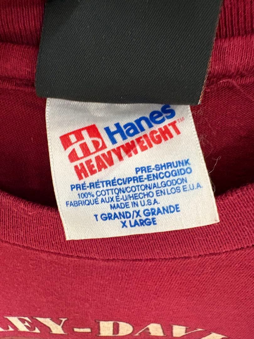 Harley-Davidson バーガンディ Tシャツ