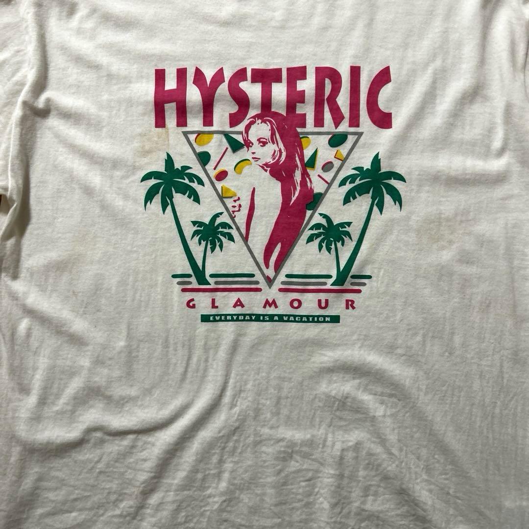 HYSTERIC GLAMOUR グラフィックTシャツ　ヒスガール　Lサイズ　白