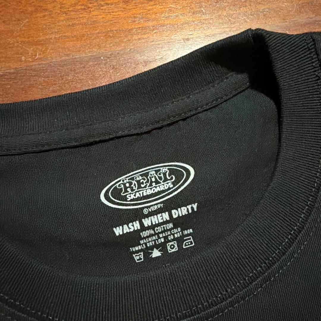 VERDY × REAL Skateboards コラボ Tシャツ ヴェルディ