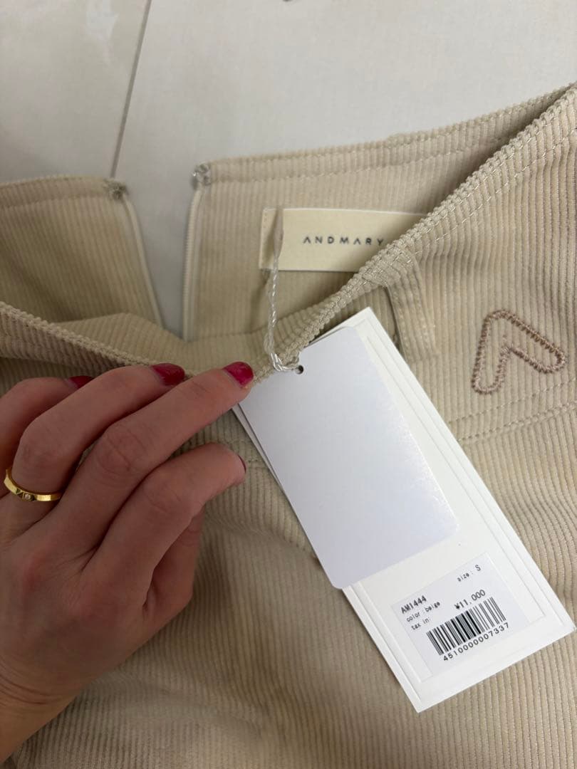 andmary Elsa corduroy jacket &スカート