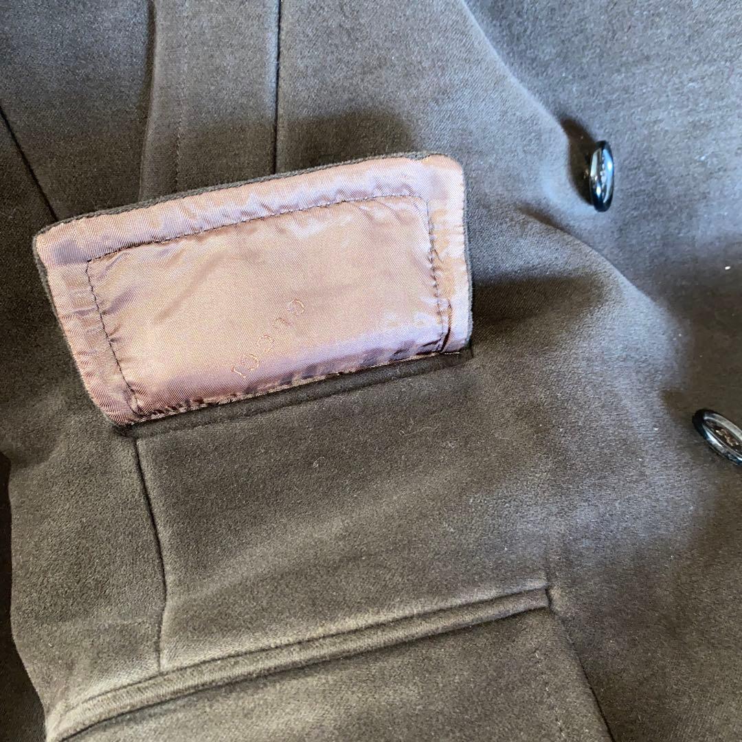 グッチGUCCI ブラウン ダブルブレスト テーラードコート【美品】