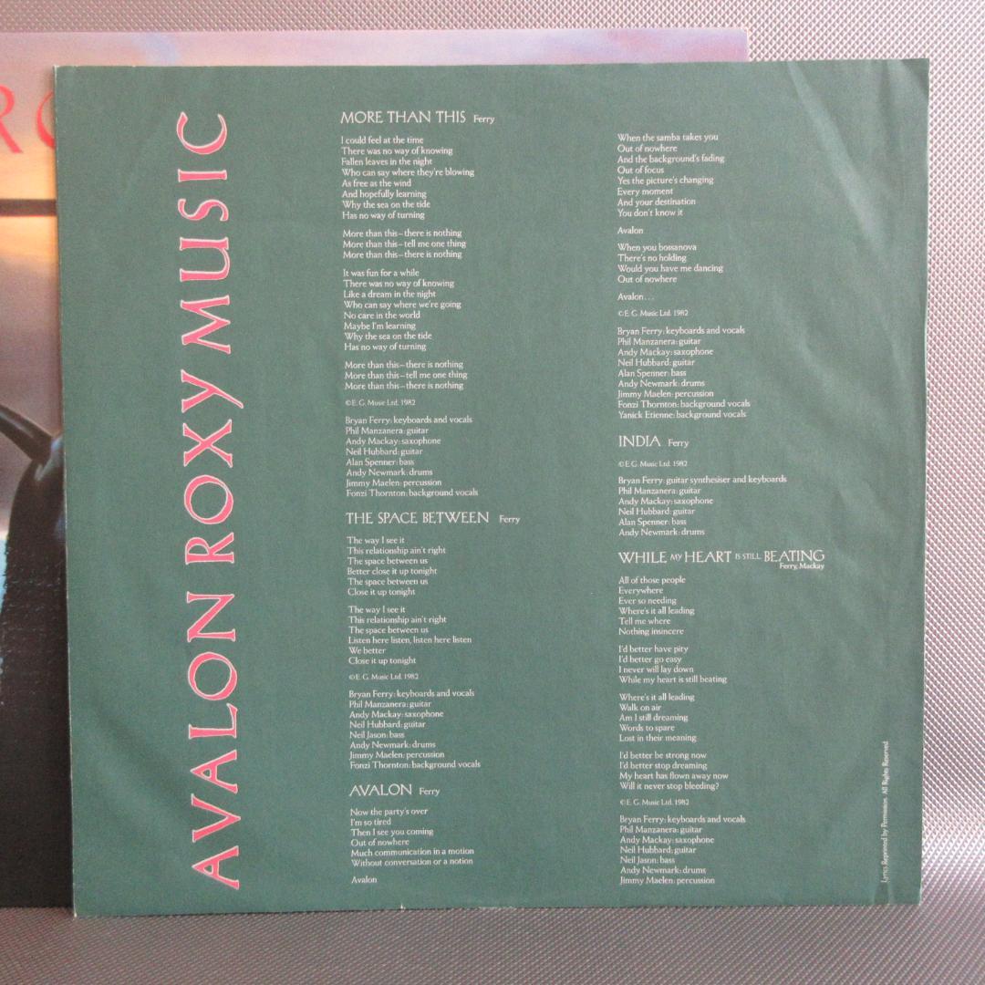 ★ROXY MUSIC / AVALON★US Org. Promo◇LW1