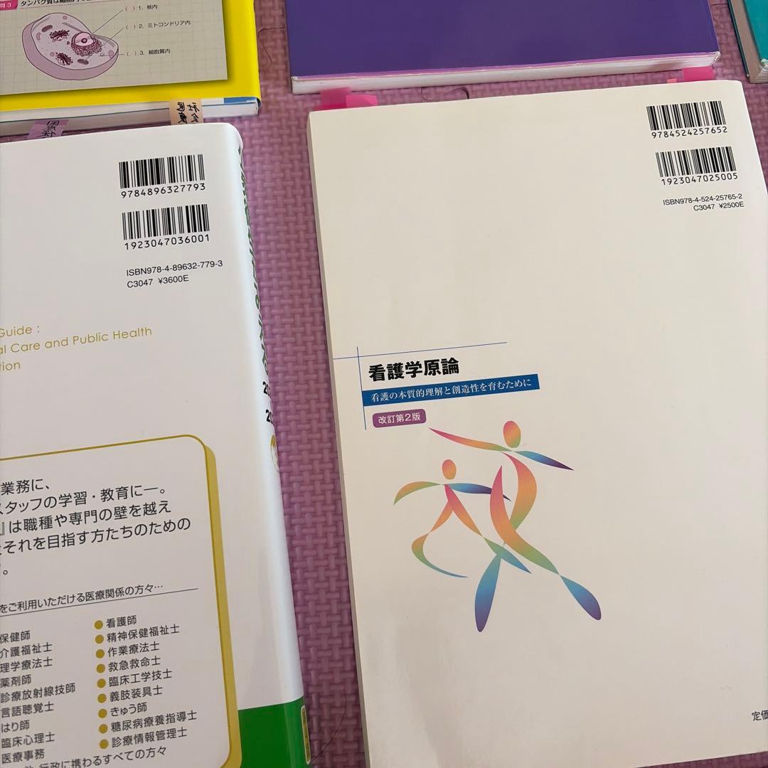 看護学　看護師　参考書　生物　科学　まとめて