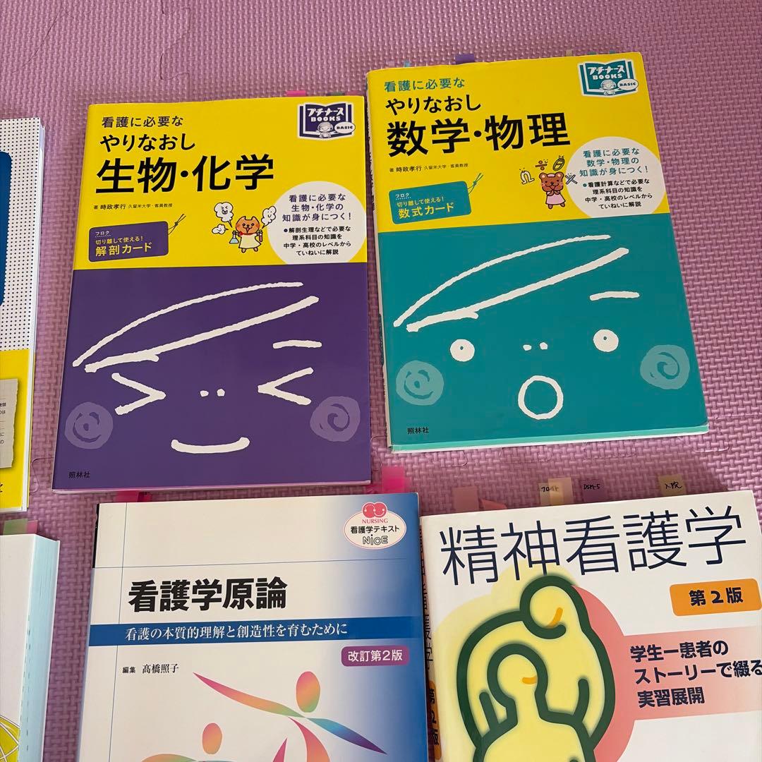 看護学　看護師　参考書　生物　科学　まとめて