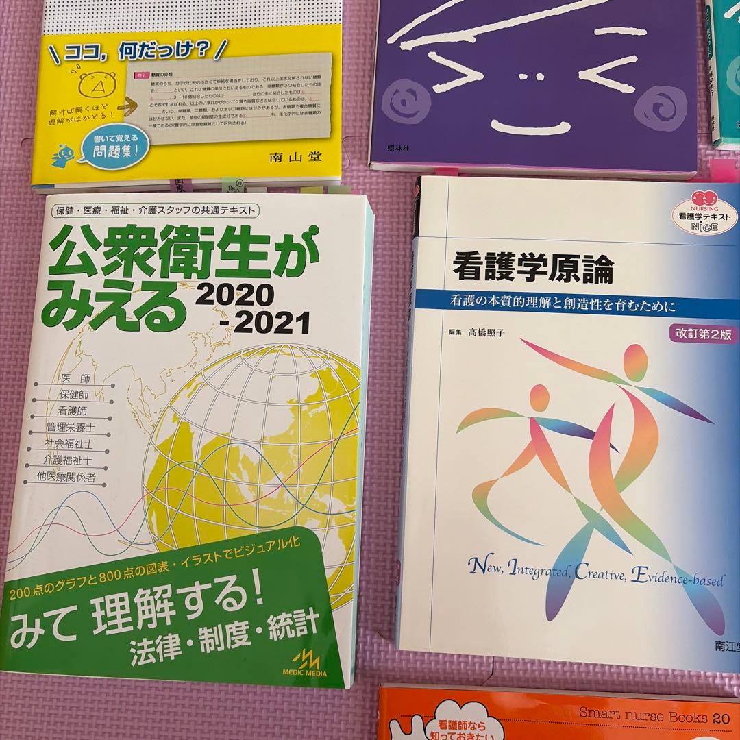 看護学　看護師　参考書　生物　科学　まとめて
