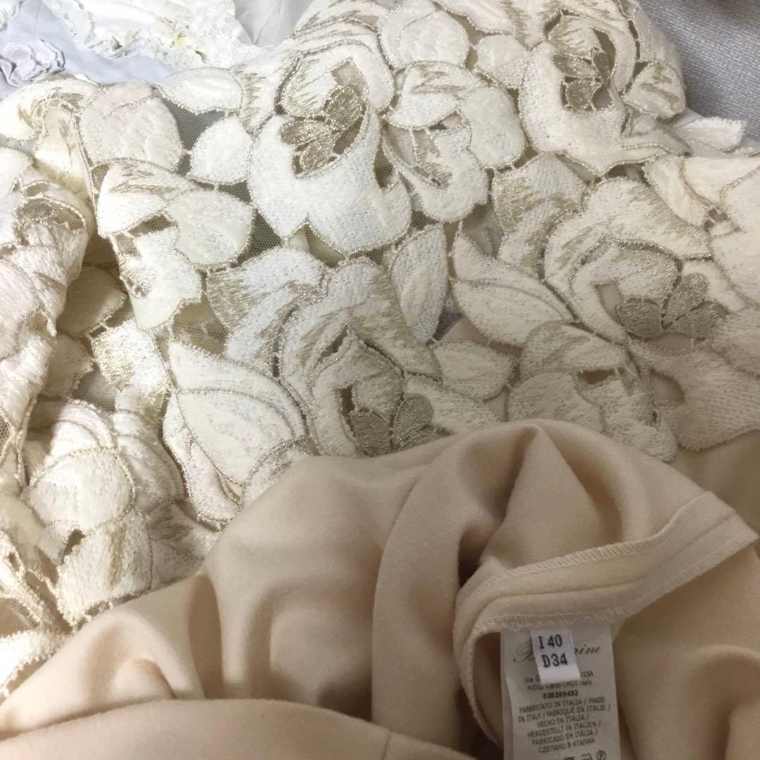 ♡ブルマリンウール100%オフホワイトワンピース♡40本日のみのお値下げです♡