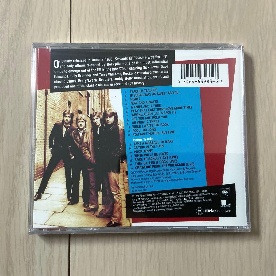 未開封新品 ROCKPILE ロックパイル セカンズ・オブ・プレジャー CD