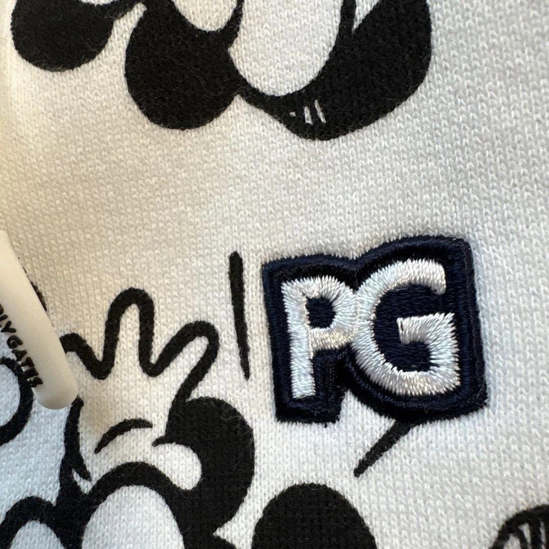 【美品】PEARLY GATES ミッキーマウス柄 フルジップフーディ