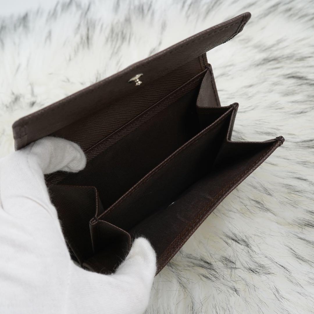 美品　箱付き　BURBERRY LONDON 折り財布　ノバチェック　ブラウン