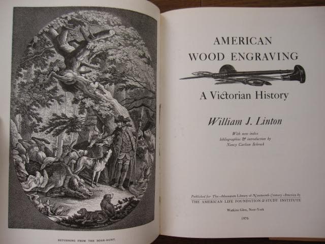 アート・デザイン・音楽 American Wood Engraving Victorian Histor