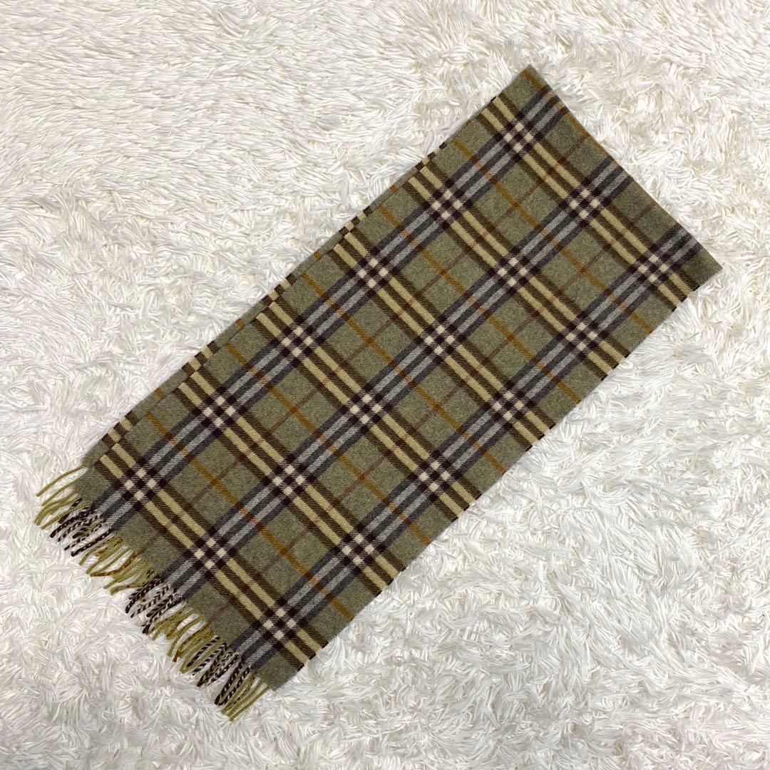 Burberrys バーバリー　ノバチェック　カシミア100% マフラー