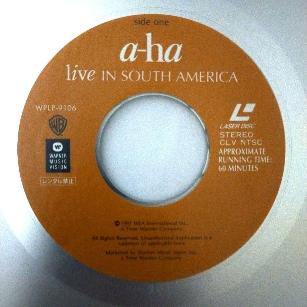 a-ha--Live in South America レーザーディスク