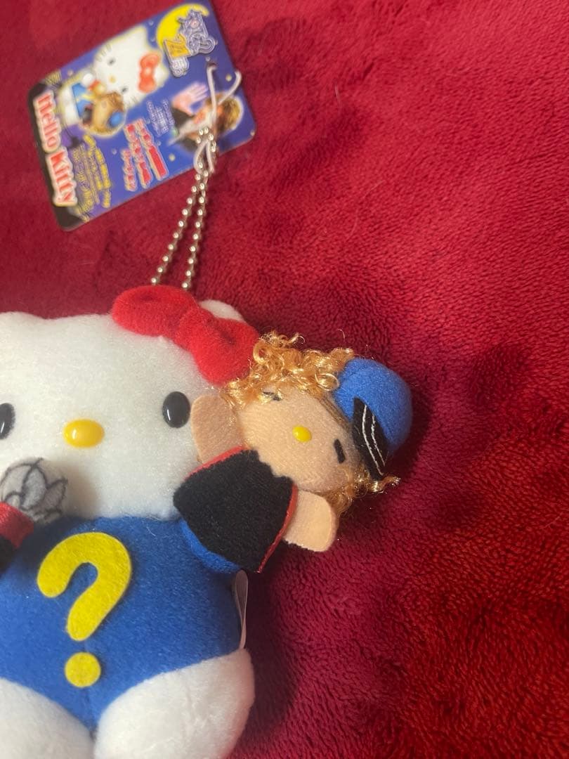 新品☆ハローキティ 知ってる？24時。 キーホルダー ぬいぐるみ