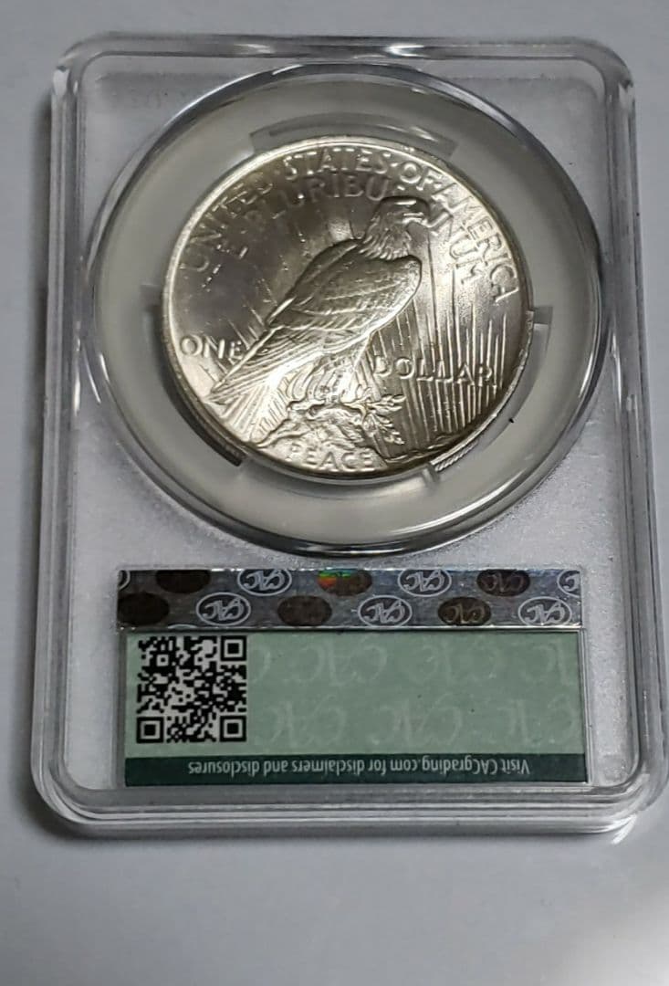 コレクション 1922 Silver Peace Dollar CAC UNC DETAILS