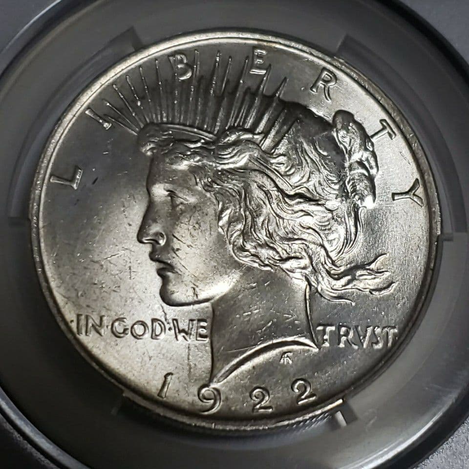 コレクション 1922 Silver Peace Dollar CAC UNC DETAILS