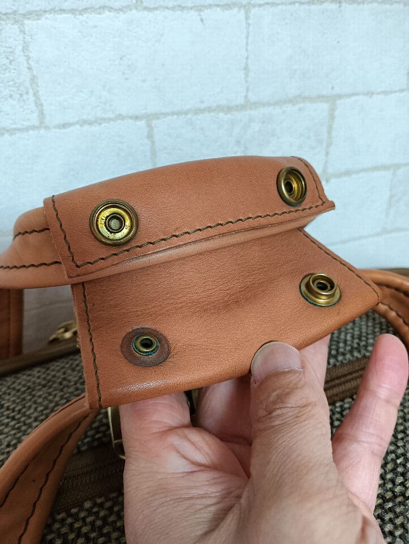 美品!hartmann ハートマン ツイード メンズ大型2WAYボストンバッグ