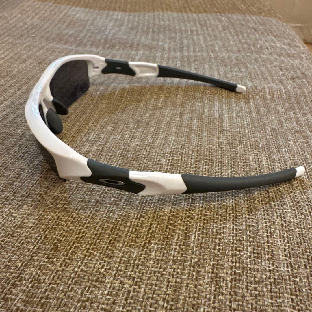Oakley スポーツサングラス ホワイト/グレー