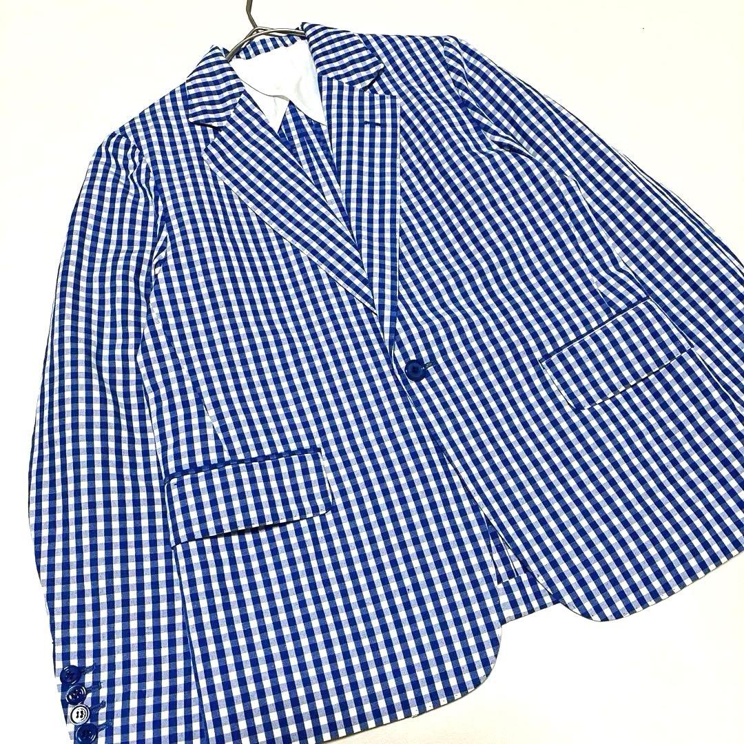 上品✨Drawer リネン混 チェックジャケット 春アウター 軽やか 羽織り36