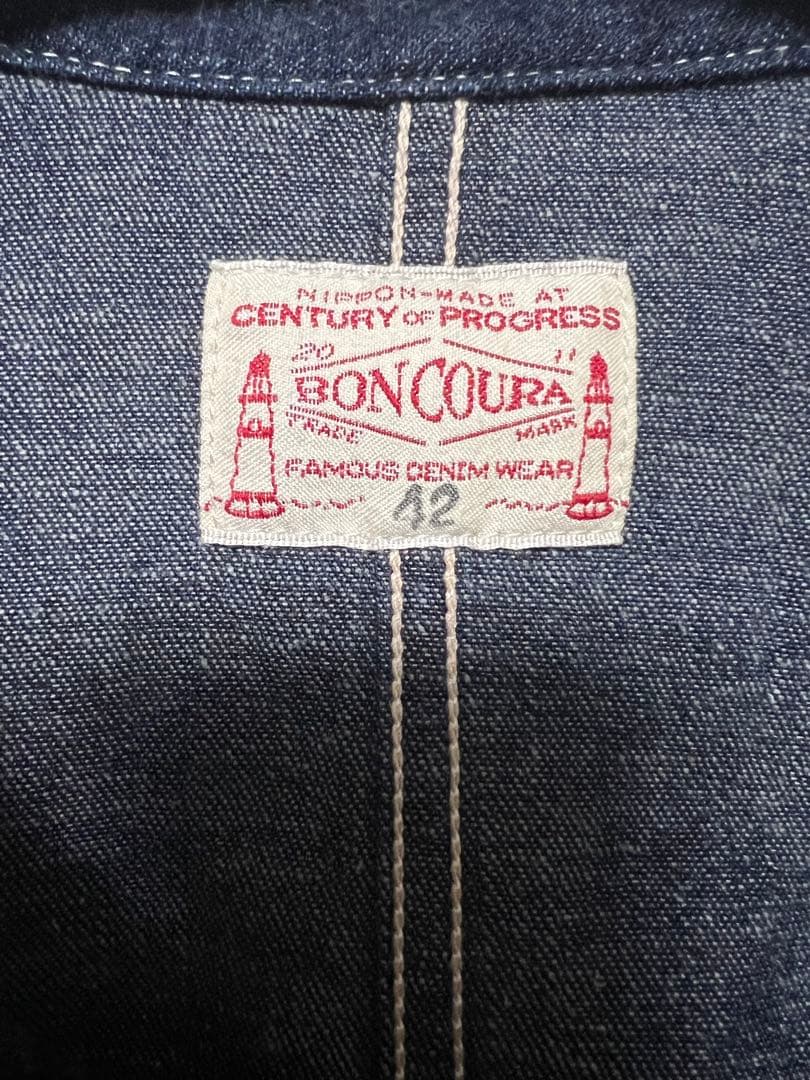 BONCOURA インディゴデニム カバーオール 42