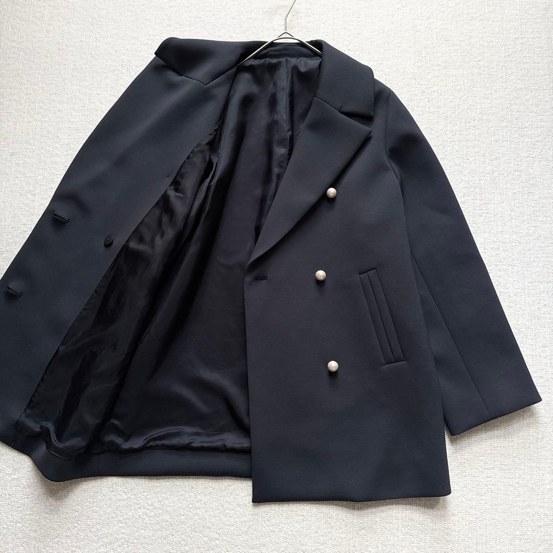 ポ*ロ様 【極美品】アナイ　ダブルクロス Pコート　ジャケット　パールボタン　ネ