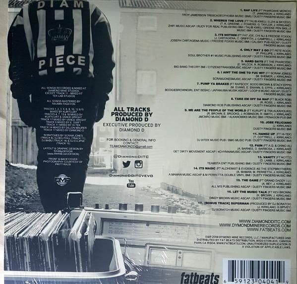 Diamond D / The Diam Piece 2LP レコード