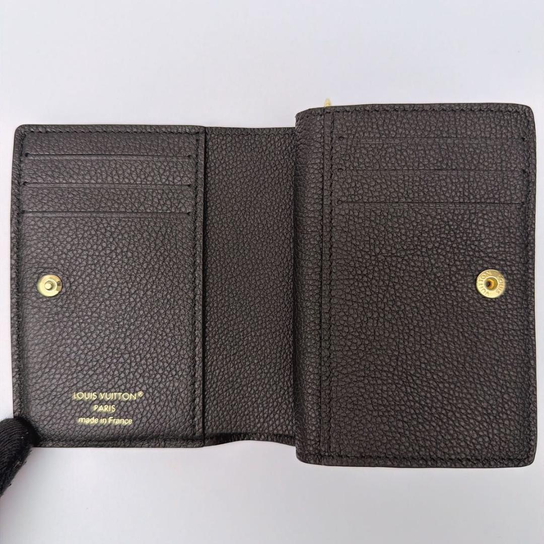 未使用 ルイヴィトン ポルトフォイユ・クレア 二つ折り財布 モノグラム ブラック