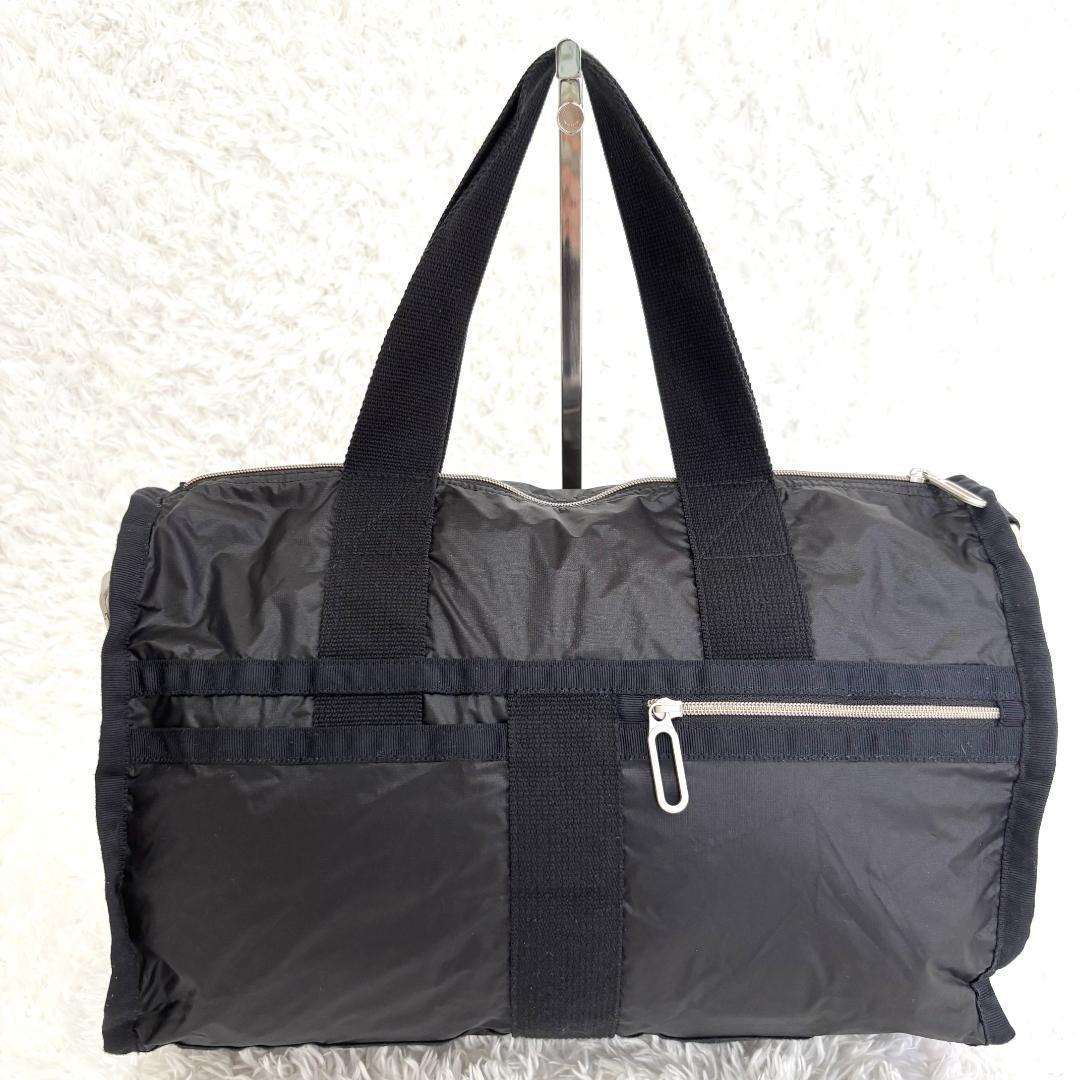 レスポートサック エッセンシャル ミニボストン ショルダーバッグ 2way 黒