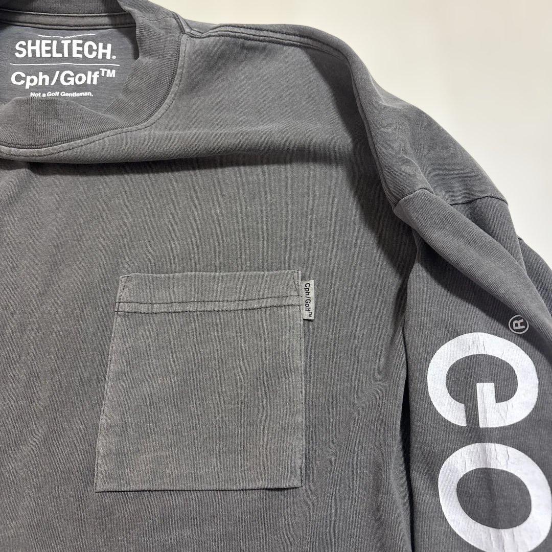 SHELTECH Cph/Golf™ 長袖Tシャツ グレー　Lサイズ