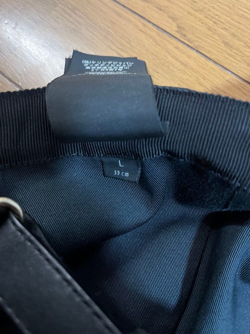 ［美品］Gucci ブラック GGパターン キャップ