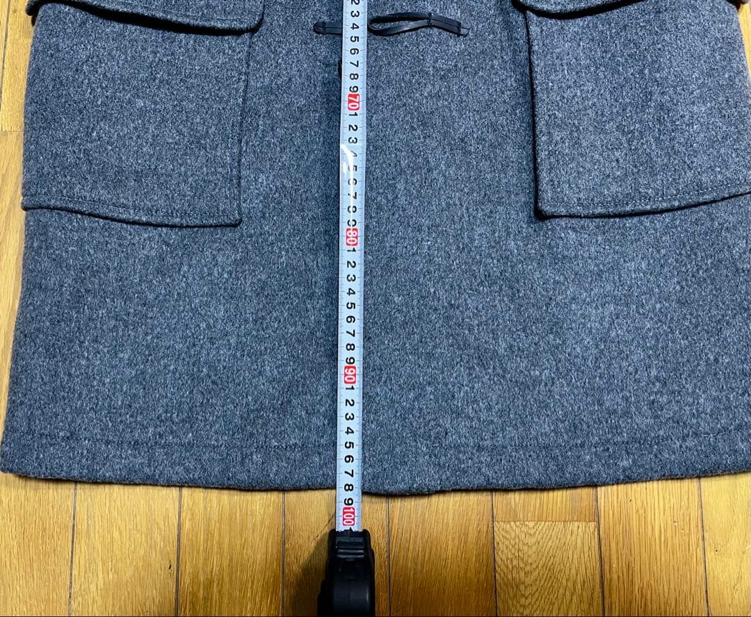 90s Gloverall グレー ダッフルコート英国製　Ｌビンテージ