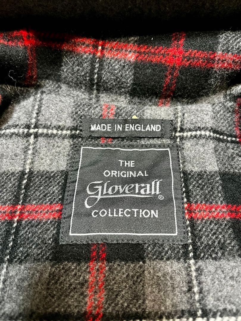 90s Gloverall グレー ダッフルコート英国製　Ｌビンテージ