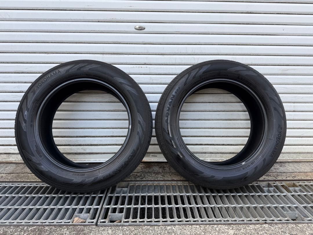 YOKOHAMA ADVAN V03 225/60R18 ×2本 中古