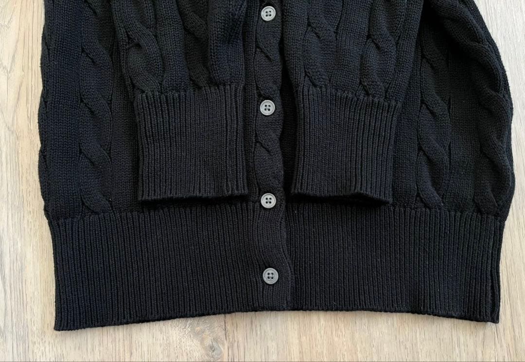 polo ralph lauren カーディガン　黒
