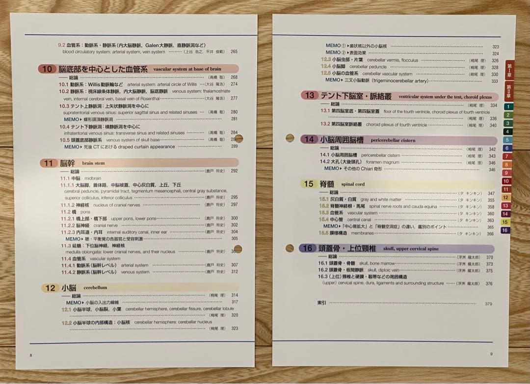 【裁断済】【2つ穴あり】脳神経画像解剖ナビゲーション
