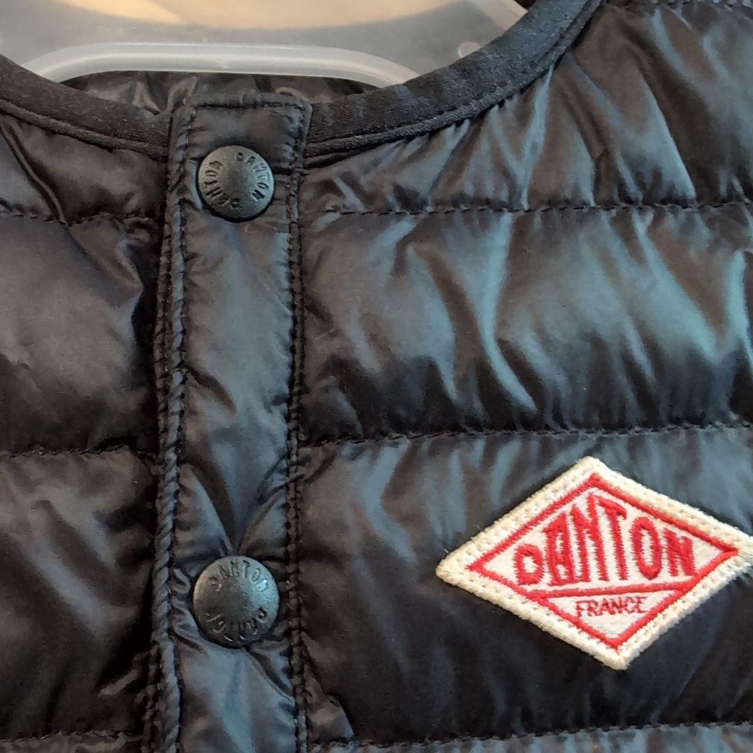 キッズ　DANTON ブラック ダウン