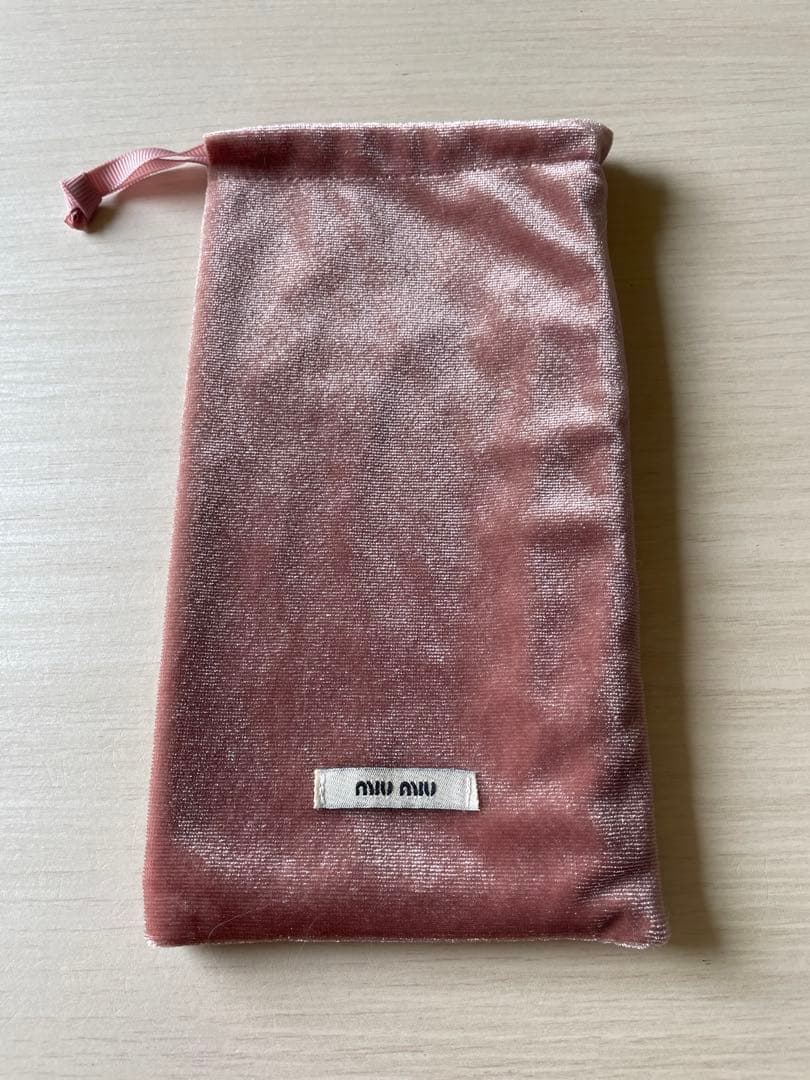 miu miu ベージュ系ラウンドサングラス