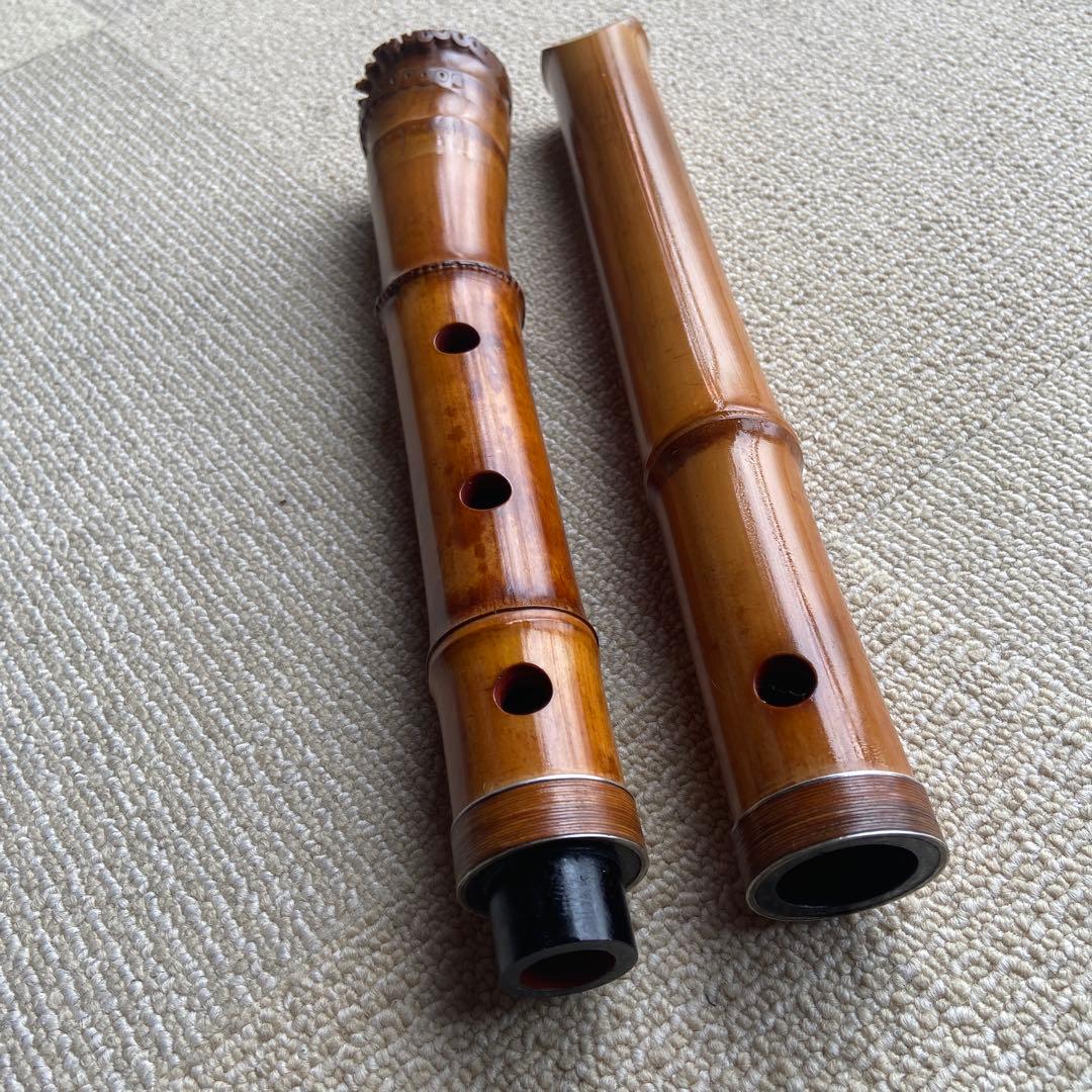 尺八 202 一尺八寸管　精華銘三印