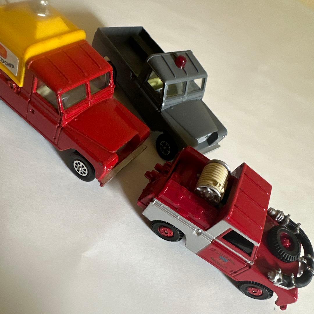 ミニカー LANDROVER CORGI TOYS 3set