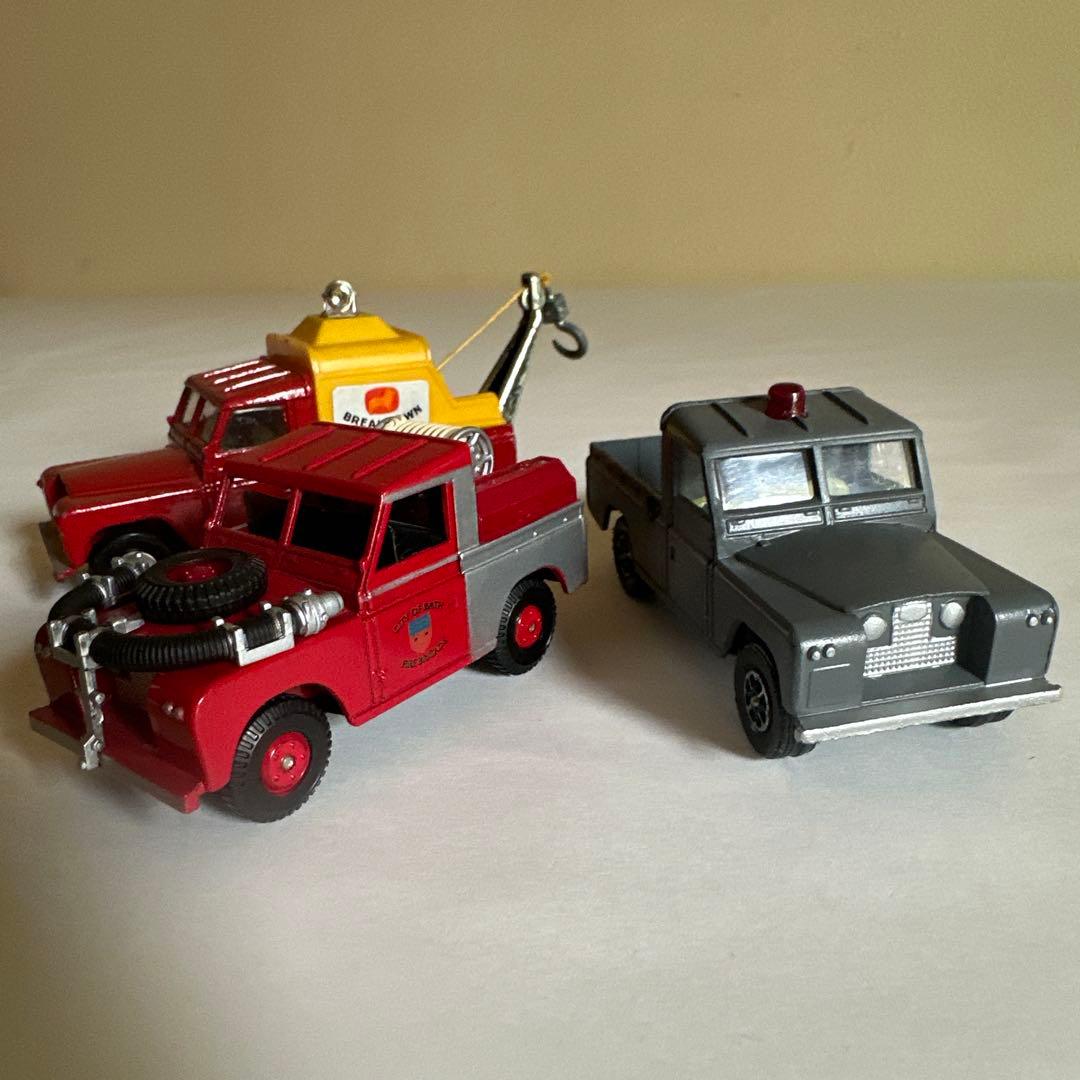 ミニカー LANDROVER CORGI TOYS 3set