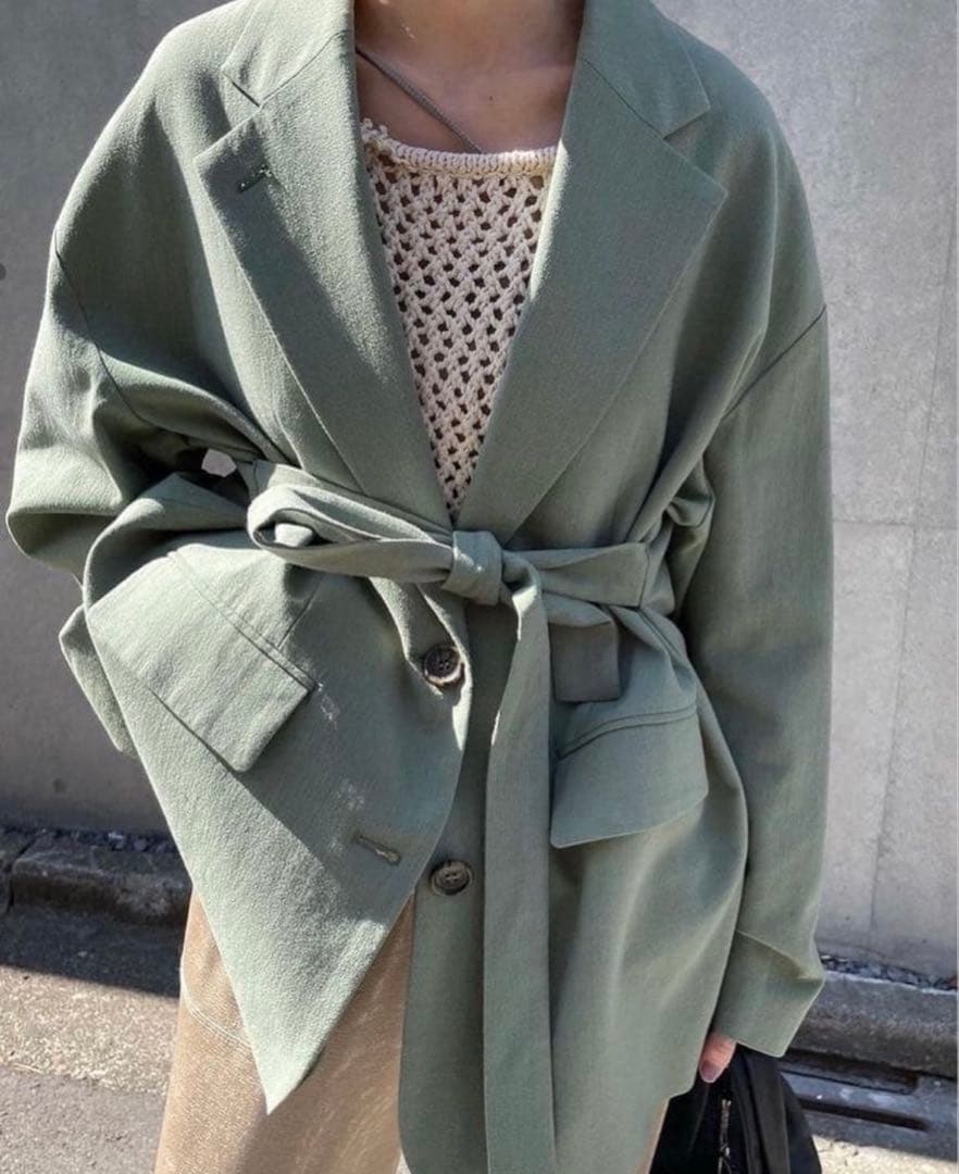 新品タグ付き　CLANE MIX COLOR BELT JACKET