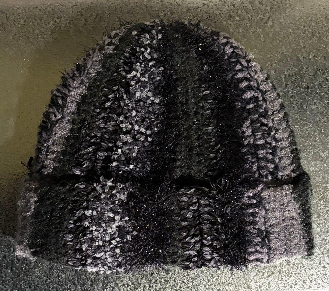 帽子 Supreme Tinsel Stripe Beanie black
