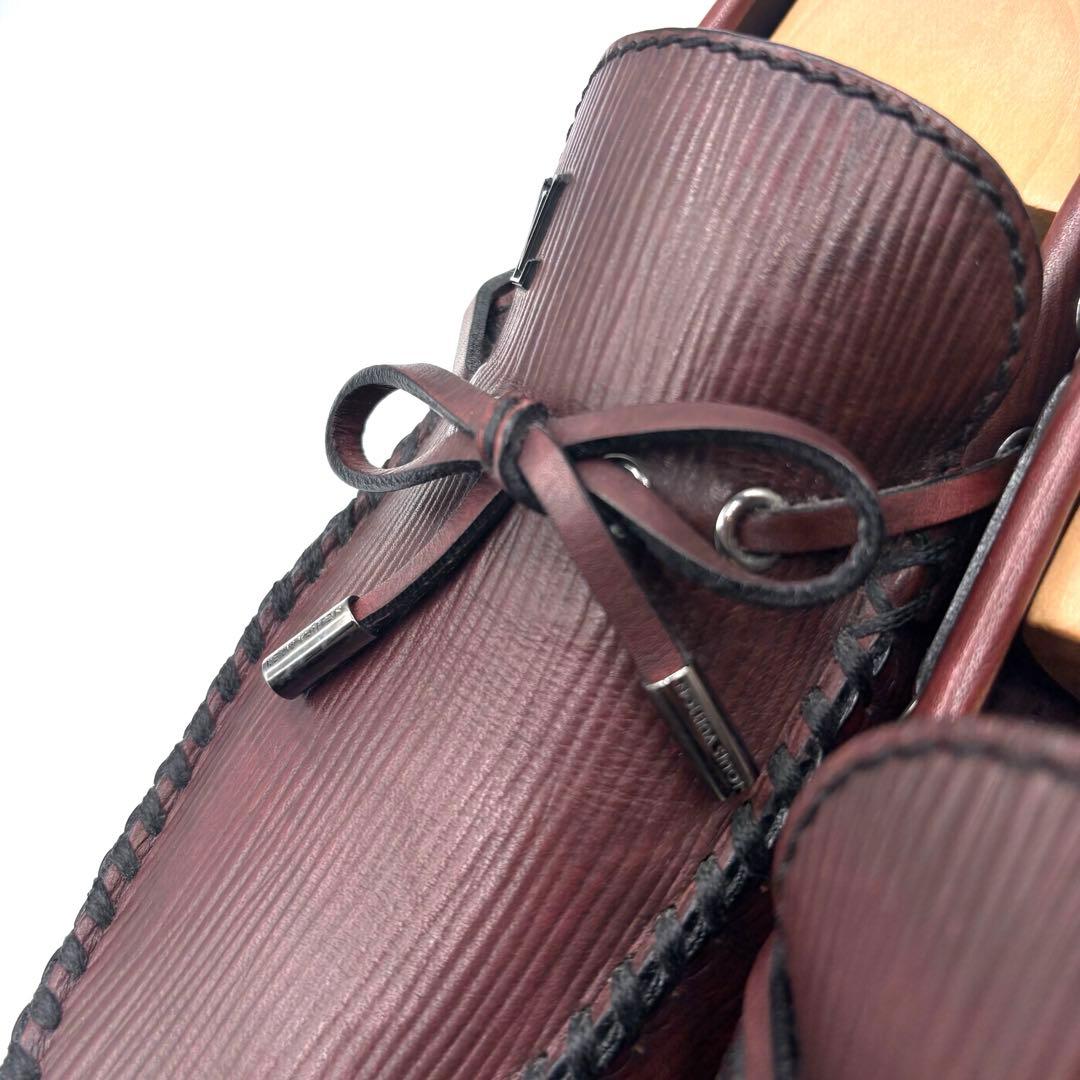 LOUIS VUITTON エピ デッキシューズ ドライビング 【8.5】 茶