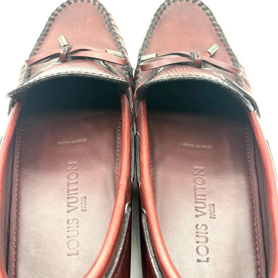 LOUIS VUITTON エピ デッキシューズ ドライビング 【8.5】 茶