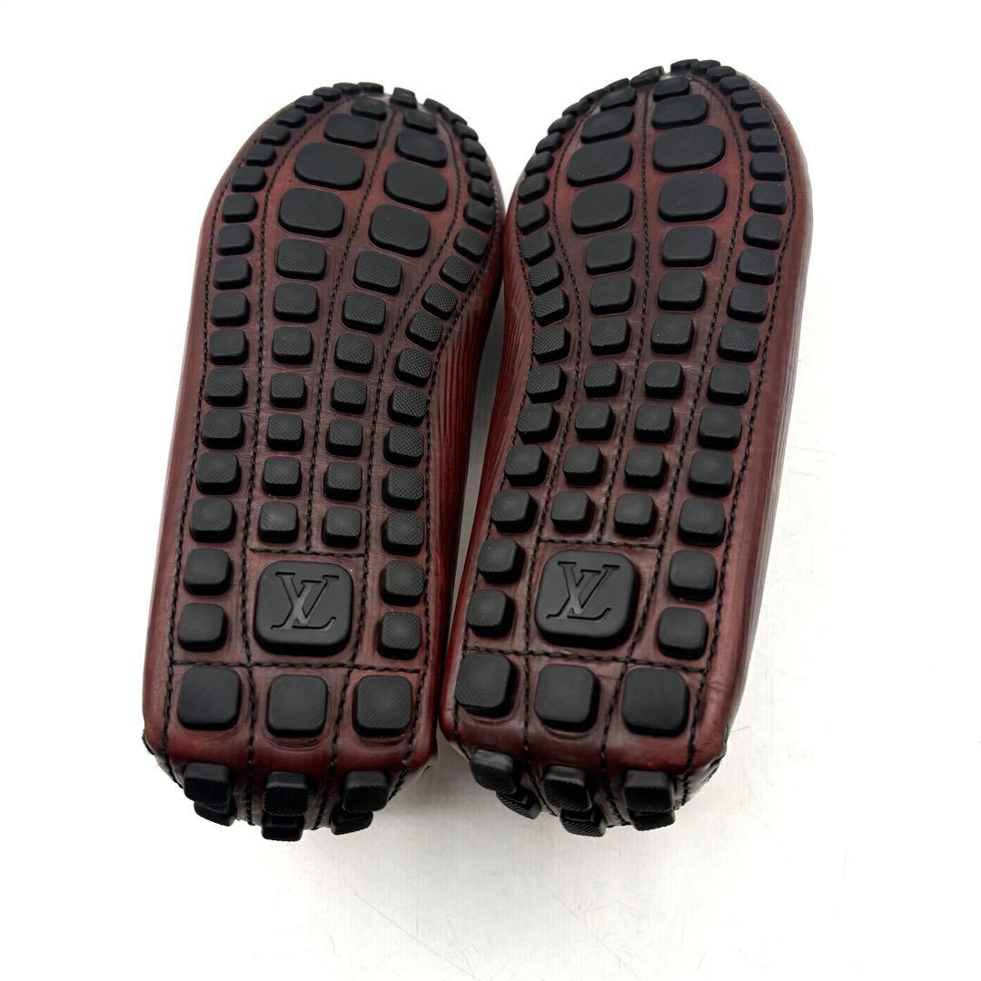 LOUIS VUITTON エピ デッキシューズ ドライビング 【8.5】 茶