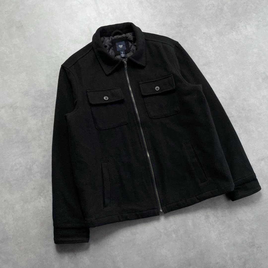 ジャケット・アウター 00s old GAP melton wool drizzler jacket